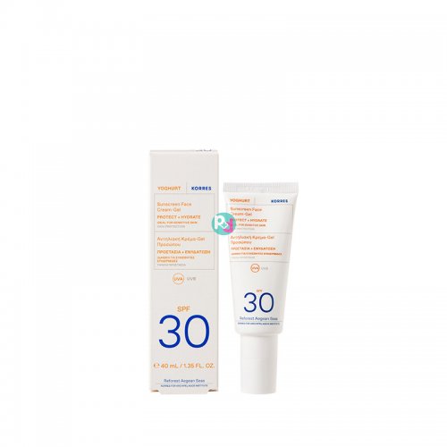Korres Yogurt Sunscreen Face Cream SPF30 40ml
